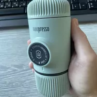 Портативная эспрессо-кофеварка Wacaco Nanopresso голубая с чехлом, механическая, для молотого кофе — Photo 27