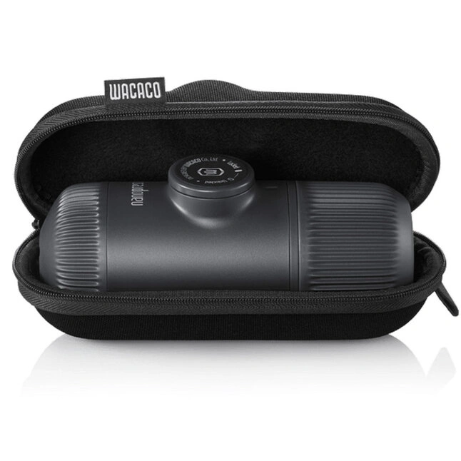 Портативна еспресо-кавоварка Wacaco Nanopresso Grey із чохлом — Photo 3