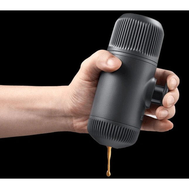 Портативна еспресо-кавоварка Wacaco Nanopresso Grey із чохлом — Photo 7