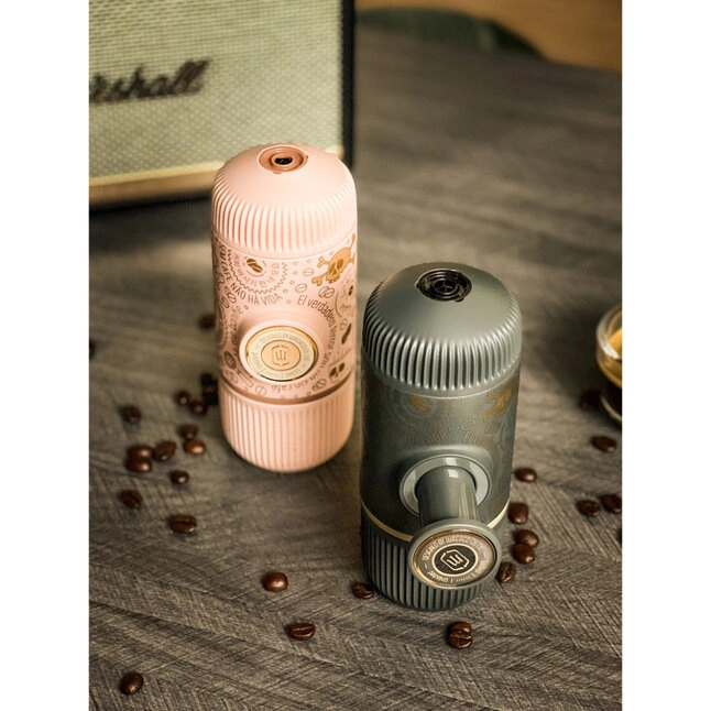 Портативная эспрессо-кофеварка Wacaco Nanopresso темно-серая с чехлом — Photo 4
