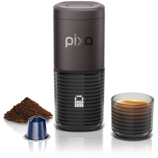 Портативная электрическая эспрессо кофеварка Wacaco Pixapresso, темный бургунд — Photo 3