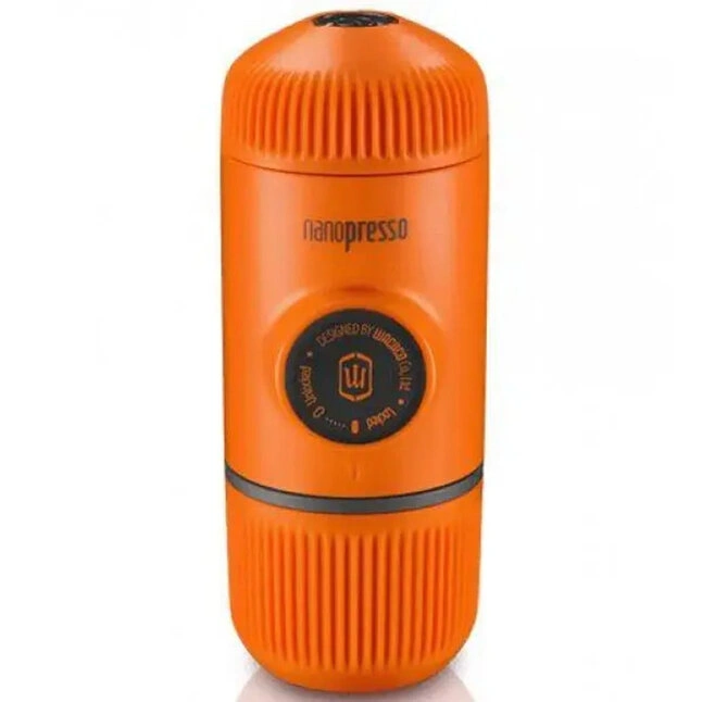 Портативна еспресо-кавоварка Wacaco Nanopresso помаранчева з чохлом