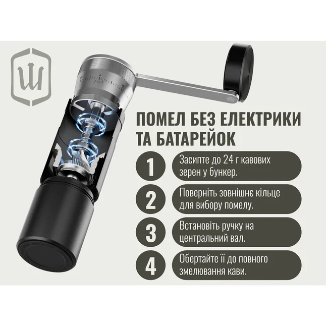 Ручна кавомолка Wacaco Exagrind Pro-E — Photo 13