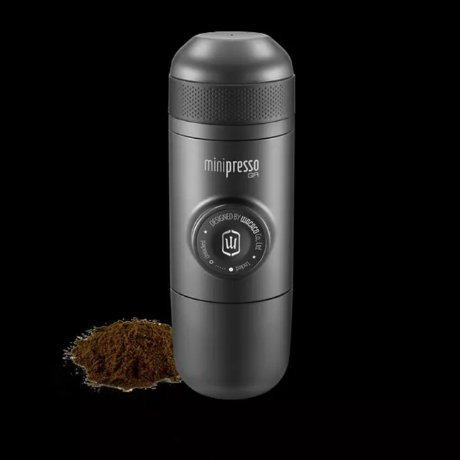 Набір для кави Wacaco Minipresso GR: кавоварка, кошики, резервуар та чохол — Photo 6