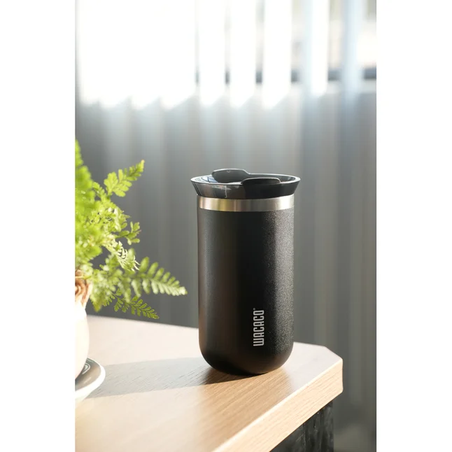 Термокухоль Wacaco Octaroma Lungo 300 мл, чорний — Photo 1