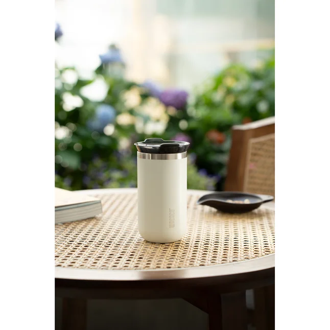 Термокухоль Wacaco Octaroma Lungo 300 мл, білий — Photo 3