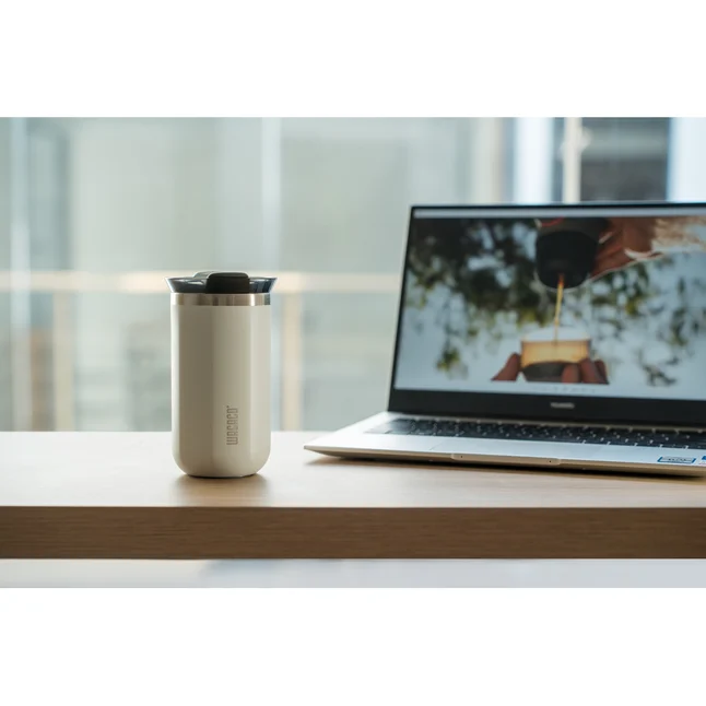 Термокухоль Wacaco Octaroma Lungo 300 мл, білий — Photo 4