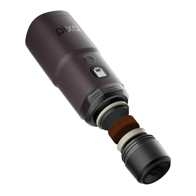 Портативна електрична еспресо-кавоварка Wacaco Pixapresso для меленої кави та капсул, червона — Photo 11