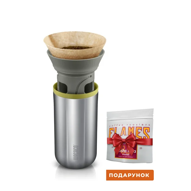 Портативний дріпер-термокухоль Wacaco Cuppamoka, для фільтр-кави