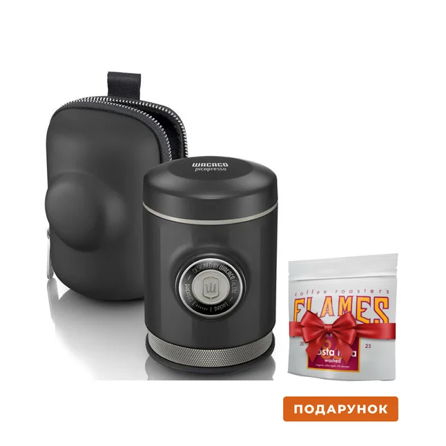 Портативна еспресо-кавоварка Wacaco Picopresso, механічна, для меленої кави