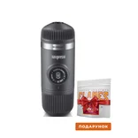 Портативна еспресо-кавоварка Wacaco Nanopresso помаранчева, механічна, для меленої кави