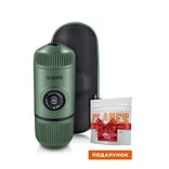 Портативна еспресо-кавоварка Wacaco Nanopresso блакитна з чохлом, механічна, для меленої кави — Photo 22