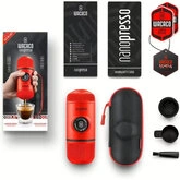 Портативна еспресо-кавоварка Wacaco Nanopresso червона з чохлом — Photo 15