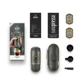 Портативная эспрессо-кофеварка Wacaco Nanopresso темно-серая с чехлом — Photo 12
