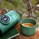 Портативная эспрессо-кофеварка Wacaco Nanopresso зеленая с чехлом — Photo 13