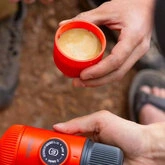 Портативна еспресо-кавоварка Wacaco Nanopresso червона з чохлом — Photo 18