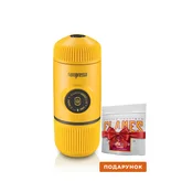 Портативна еспресо-кавоварка Wacaco Nanopresso жовта, механічна, для меленої кави — Photo 9